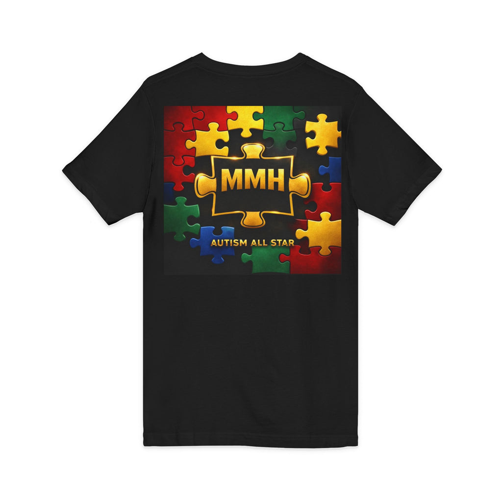 Unisex Jersey Short Sleeve V-Neck Tee