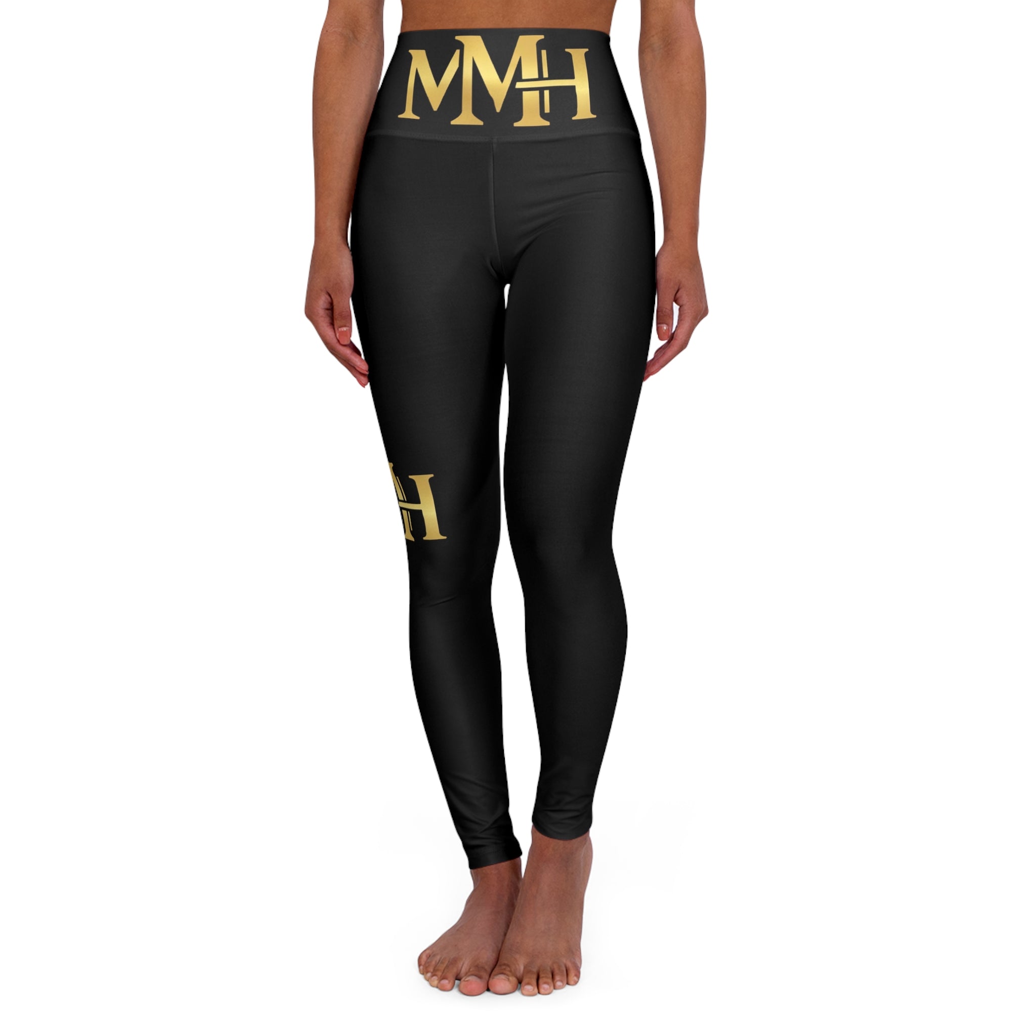 High Waisted Yoga Leggings (AOP)